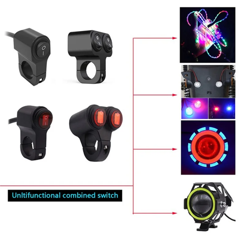 Motorcycle Handlebar Double Switch Electric Aluminum Alloy Waterproof Dual Switch Multifunctional Charger Motorcycle Accessories
Motorcycle Handlebar Double Switch Electric Aluminum Alloy Waterproof Dual Switch Multifunctional Charger Motorcycle Accessories