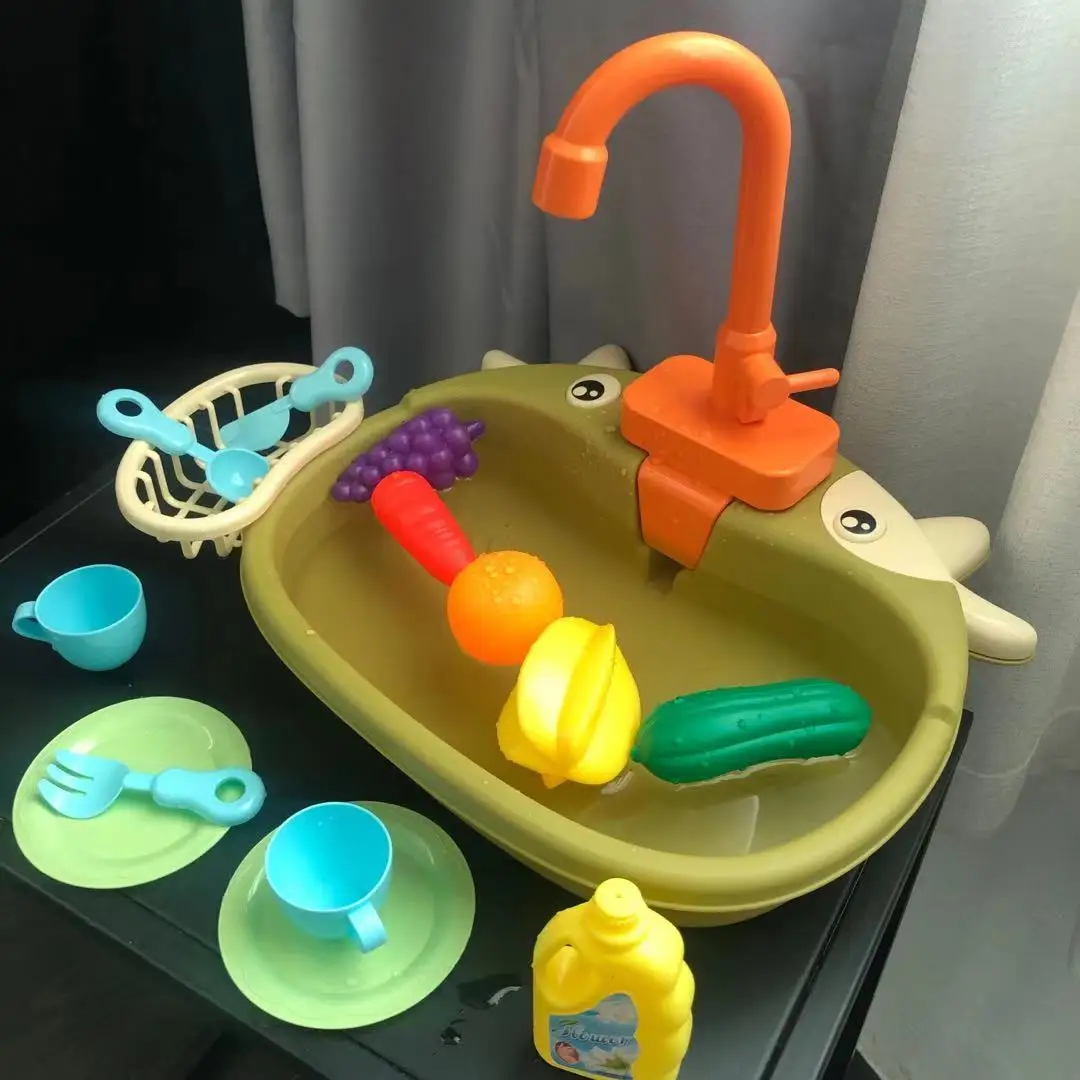 Детский игровой домик TT, имитация электрической циркулирующей воды, посуда, милая корова, овощи, мойка, игровой кухонный набор
Детский игровой домик TT, имитация электрической циркулирующей воды, посуда, милая корова, овощи, мойка, игровой кухонный набор