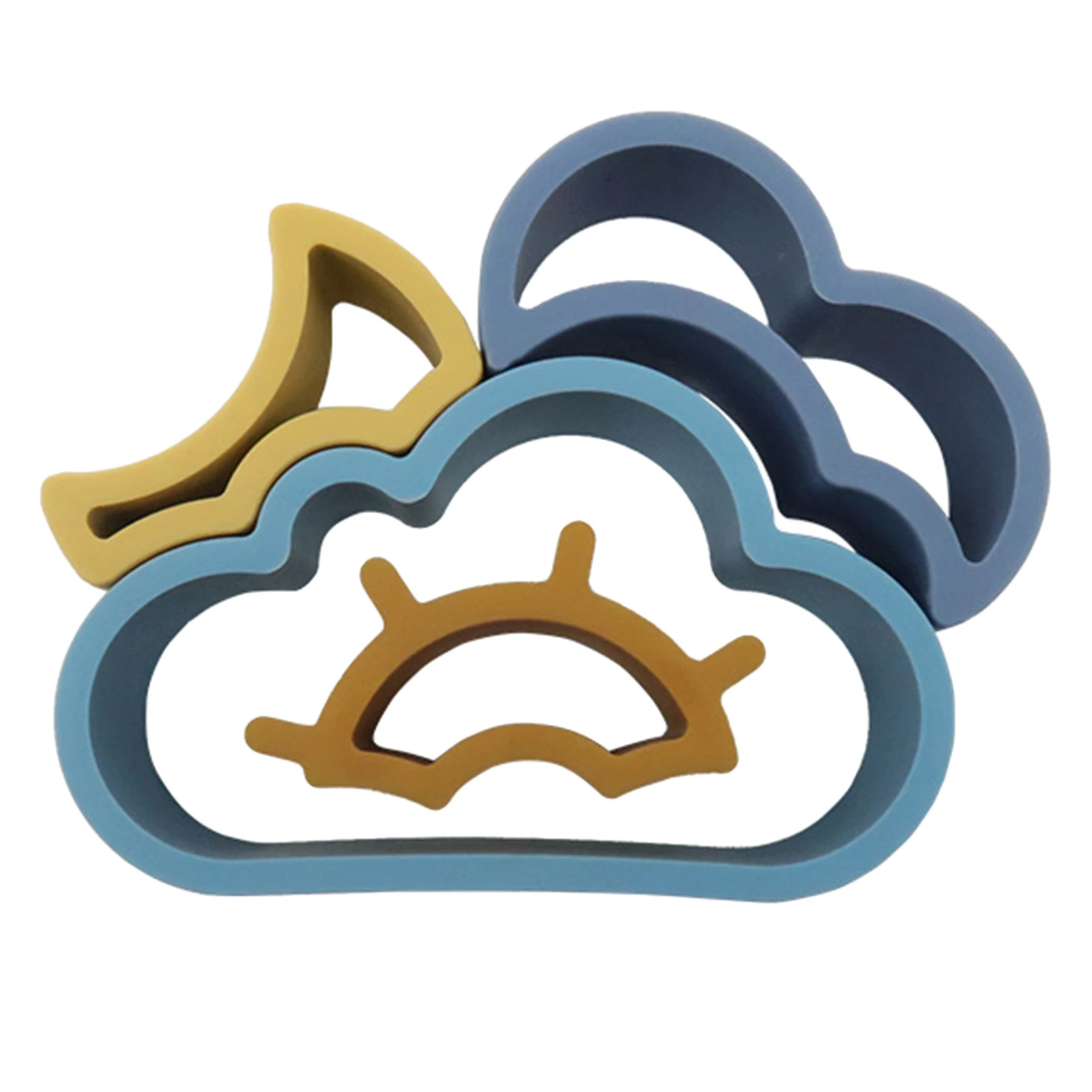 4PCS Silicone Stacking Building Block Stacker Creative Weather Cloud Snow Sun Puzzles Motor Skills DIY Fun Toy for Toddler
4PCS Silicone Stacking Building Block Stacker Creative Weather Cloud Snow Sun Puzzles Motor Skills DIY Fun Toy for Toddler