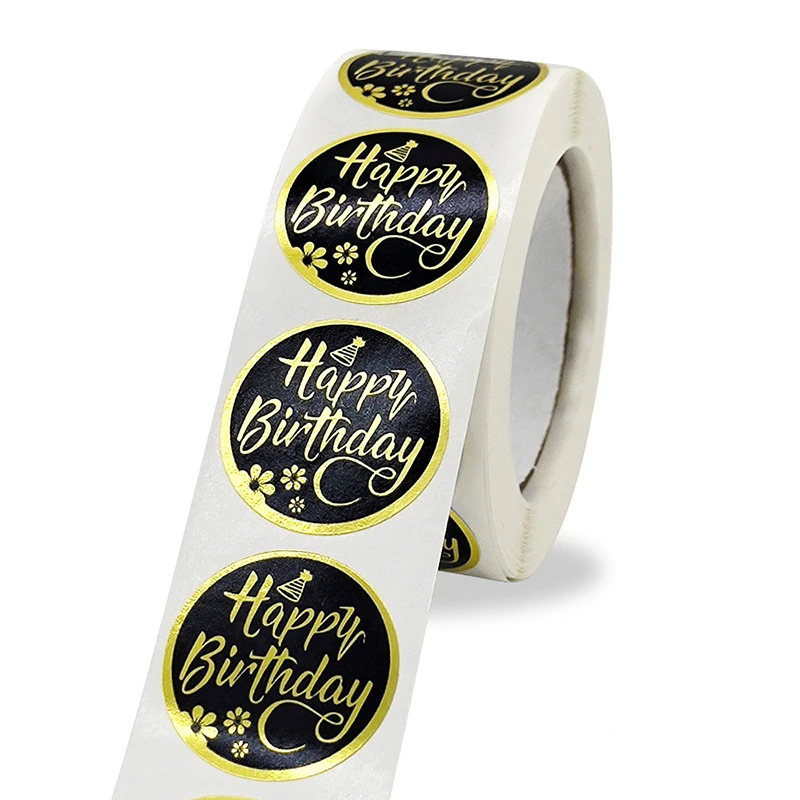 500Pcs/Roll Sealing Sticker Happy Birthday Packaging Stickers Scrapbooking Decor Sticker Stationery Adhesive Labels 2.5cm
500Pcs/Roll Sealing Sticker Happy Birthday Packaging Stickers Scrapbooking Decor Sticker Stationery Adhesive Labels 2.5cm