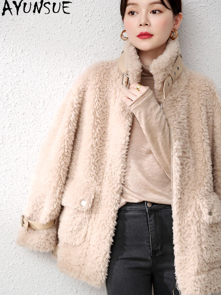 AYUNSUE 100% Wool Real Fur Coat Female Autumn Winter Clothes Short Motorcycle Jackets for Women Fashion 2020 Ropa De Mujer K1993
AYUNSUE 100% Wool Real Fur Coat Female Autumn Winter Clothes Short Motorcycle Jackets for Women Fashion 2020 Ropa De Mujer K1993