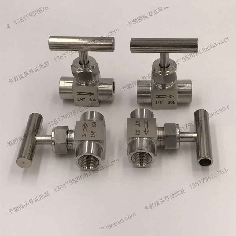 Free shipping Stainless steel 304 inner thread needle valve with one handle 1/4 inner wire needle valve
Free shipping Stainless steel 304 inner thread needle valve with one handle 1/4 inner wire needle valve