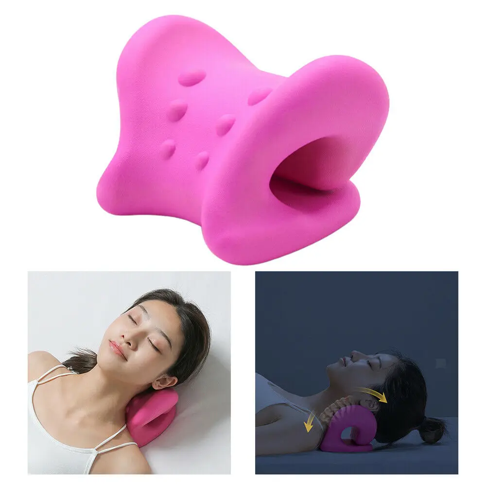 Rose Neck Traction Pillow Rest Cushion Support Neck Stretcher Cervical Pain Relief
Rose Neck Traction Pillow Rest Cushion Support Neck Stretcher Cervical Pain Relief