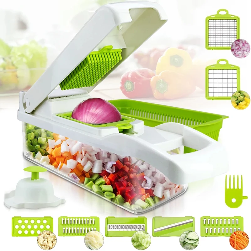 Vegetable Cutter Multifunctional Mandoline Slicer Fruit Potato Peeler Carrot Grater Kitchen Accessories Basket Vegetable Slicer
Vegetable Cutter Multifunctional Mandoline Slicer Fruit Potato Peeler Carrot Grater Kitchen Accessories Basket Vegetable Slicer