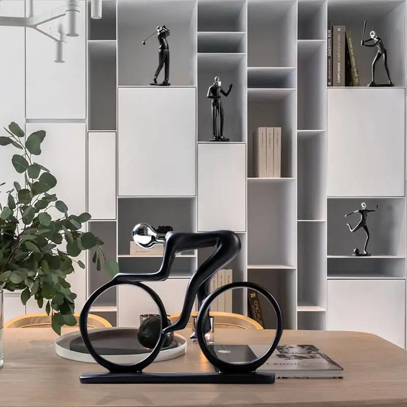 Sports competition Bicycle Statue Champion Cyclist Sculpture Figurine Resin Modern Abstract Art Athlete Bicycler Home Decor
Sports competition Bicycle Statue Champion Cyclist Sculpture Figurine Resin Modern Abstract Art Athlete Bicycler Home Decor