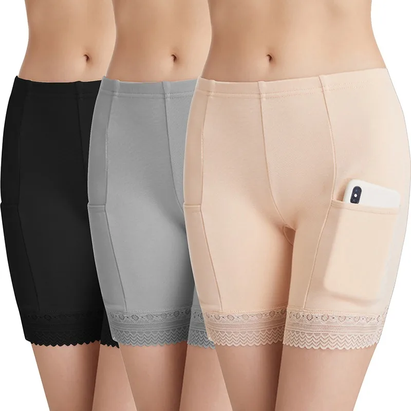 Safety Short Pants Plus Size High Waist Safety Elastic Shorts Under Skirt With Pockets Female Push Up Thin Lace Safety Shorts
Safety Short Pants Plus Size High Waist Safety Elastic Shorts Under Skirt With Pockets Female Push Up Thin Lace Safety Shorts