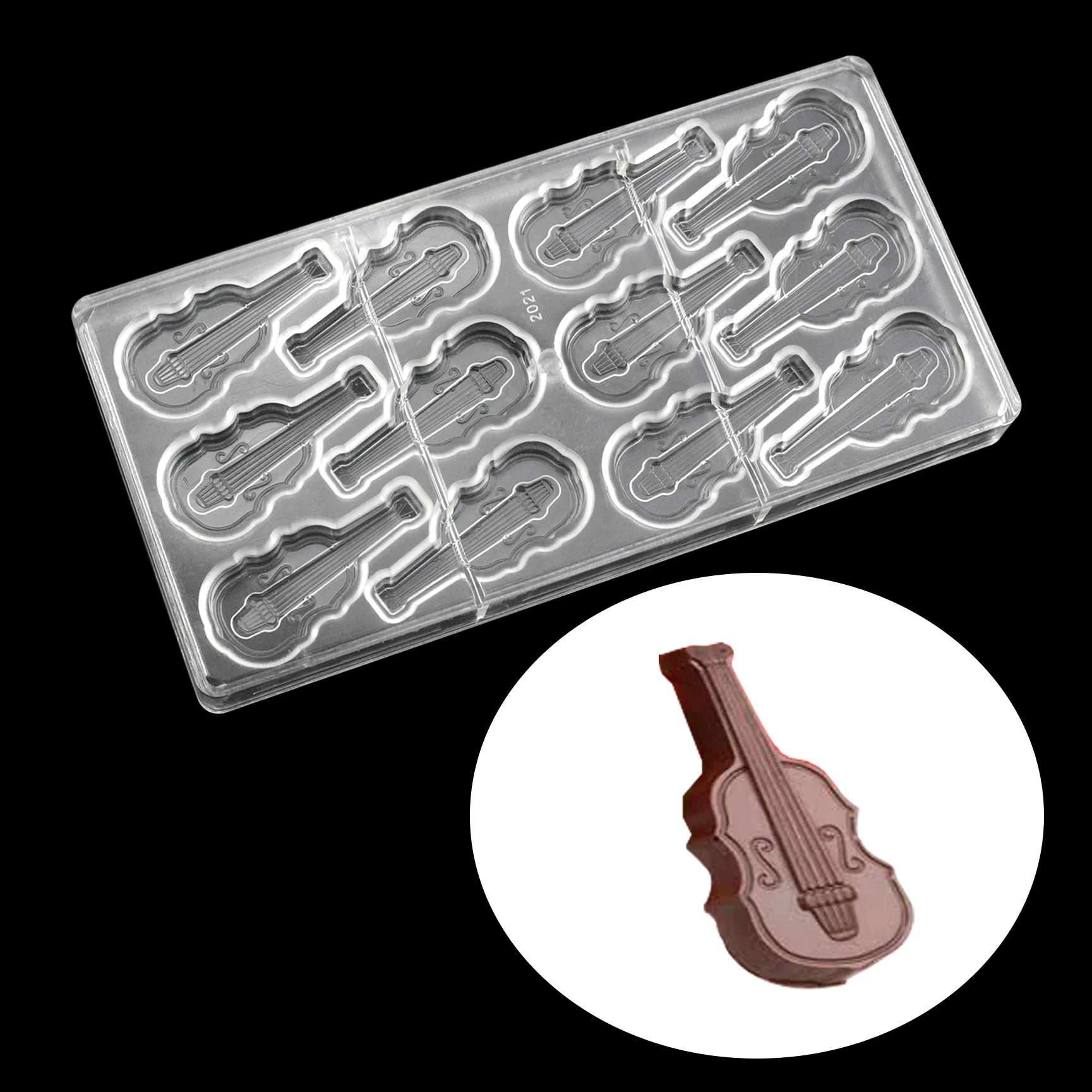 Форма для шоколада из поликарбоната в форме гитары, креативная форма для украшения тортов, конфеты, инструменты для украшения тортов
Форма для шоколада из поликарбоната в форме гитары, креативная форма для украшения тортов, конфеты, инструменты для украшения тортов