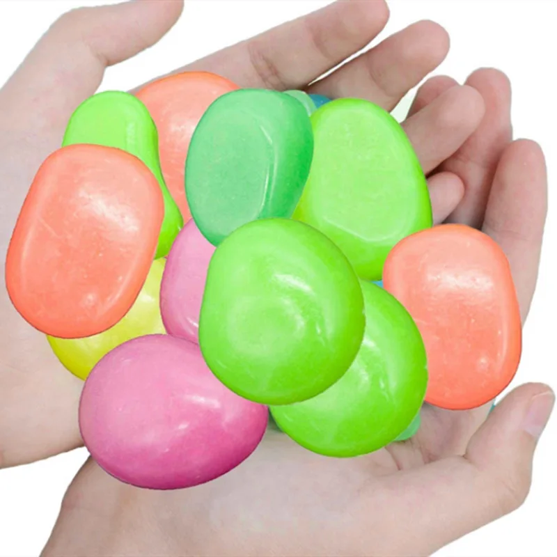 4.5cm Large Size Luminous Stone Garden Courtyard Paving Fish Tank Aquarium Glow in the Dark Landscaping Decoration Pebble 10PCS
4.5cm Large Size Luminous Stone Garden Courtyard Paving Fish Tank Aquarium Glow in the Dark Landscaping Decoration Pebble 10PCS