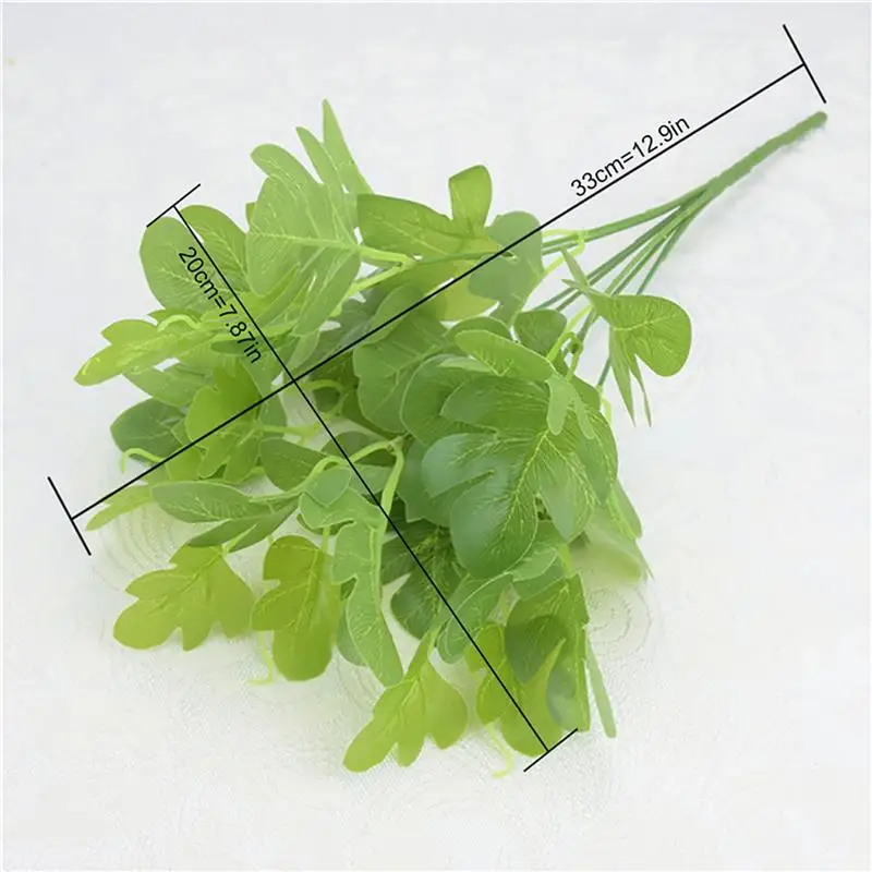 2Pcs/Set Lifelike Artificial Plant Stem 7 Strands Faux Leaf Stem Artificial Greenery Plant Home Decor Accessories Party Supplies
2Pcs/Set Lifelike Artificial Plant Stem 7 Strands Faux Leaf Stem Artificial Greenery Plant Home Decor Accessories Party Supplies