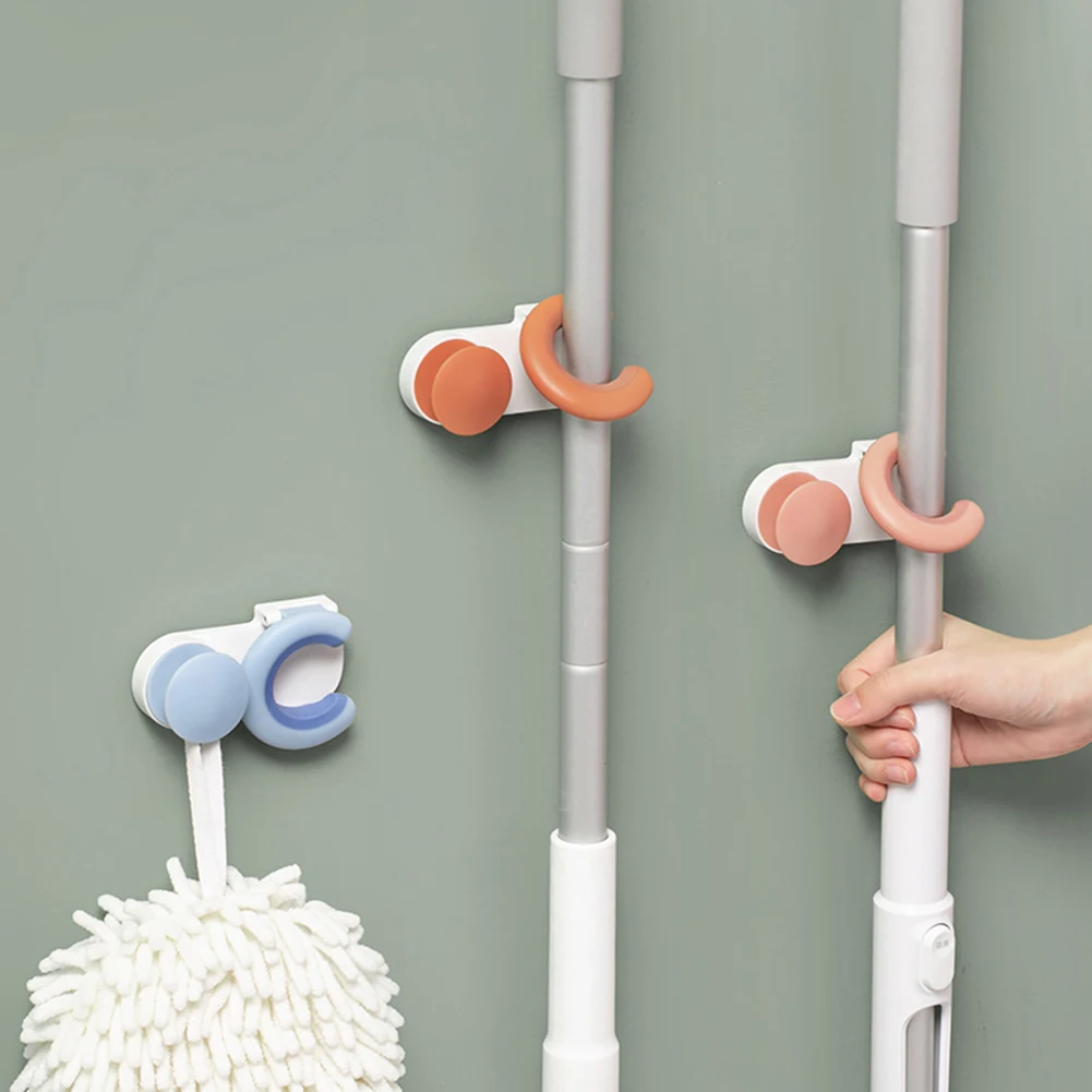 Wall Mounted Mop Holder with Hook Nail Free Mop and Broom Organizer Brush Hanger Clip for Bathroom Kitchen Laundry
Wall Mounted Mop Holder with Hook Nail Free Mop and Broom Organizer Brush Hanger Clip for Bathroom Kitchen Laundry