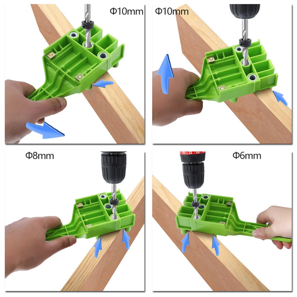 Woodworking Guide Wood Dowel Drilling Hole Saw Doweling Jig Drill Kits Doweling Jig 6/8/10mm For Hole Puncher Drill Guide
Woodworking Guide Wood Dowel Drilling Hole Saw Doweling Jig Drill Kits Doweling Jig 6/8/10mm For Hole Puncher Drill Guide