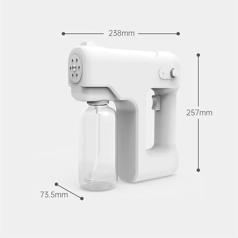 Electric Sanitizing Sprayer Blue Light Fogger Machine Nanos Steam Spray Guns Hotel Home Disinfection Fogger Machine Air Cleaner
Electric Sanitizing Sprayer Blue Light Fogger Machine Nanos Steam Spray Guns Hotel Home Disinfection Fogger Machine Air Cleaner