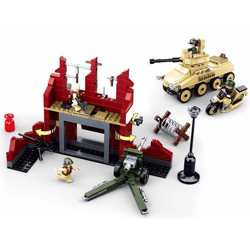 WW2 Military Car Tank Vehicles Building Blocks Germany Us Army Weapons Figures Accessories Soldiers Technic Bricks Toys
WW2 Military Car Tank Vehicles Building Blocks Germany Us Army Weapons Figures Accessories Soldiers Technic Bricks Toys