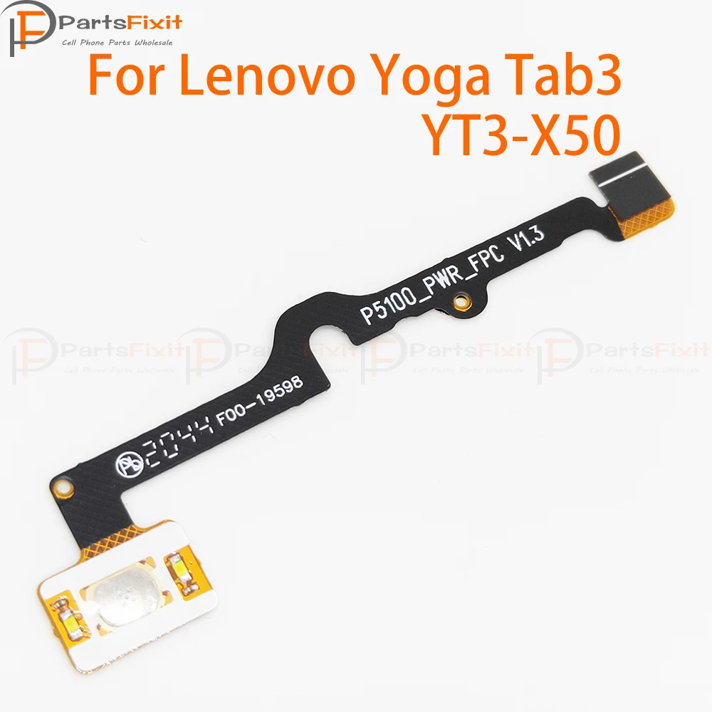 Гибкая Кнопка питания для Lenovo YOGA Tab 3 кнопка включения и выключения коннектор