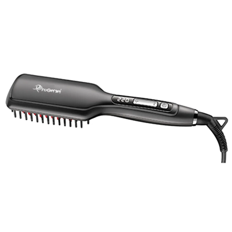 

max 428F, professional flat iron smoothing straightening brush ceramic hair straightener comb LCD digital display 100v/240v