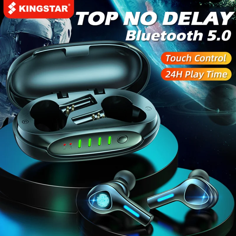 Wireless Bluetooth Earphones Waterproof TWS Low Latency Active Noise Reduction HiFi Stereo Sport Earbuds with Microphones
Wireless Bluetooth Earphones Waterproof TWS Low Latency Active Noise Reduction HiFi Stereo Sport Earbuds with Microphones