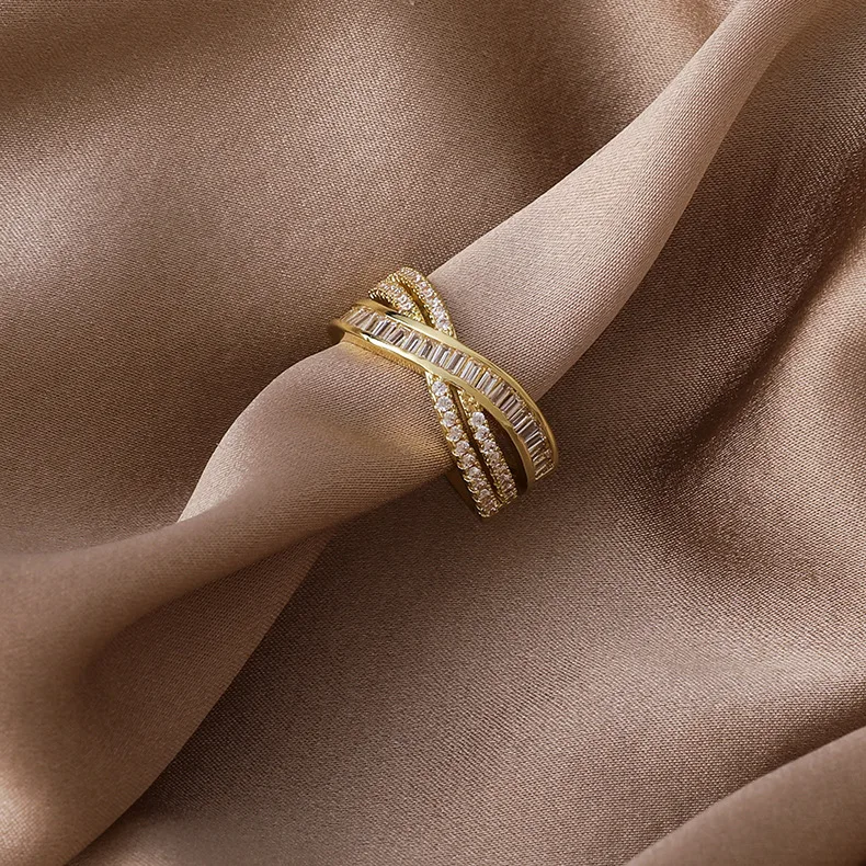 2021 New Arrival 14K Gold Plated Simple Cross Adjustable Rings For Women Zircon Wedding Rings
2021 New Arrival 14K Gold Plated Simple Cross Adjustable Rings For Women Zircon Wedding Rings