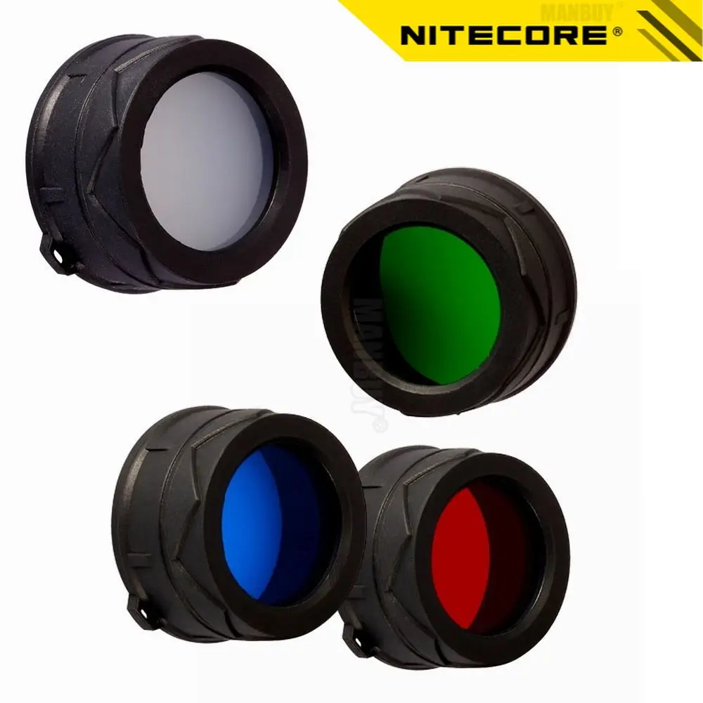 

Free Shipping NITECORE NFR34 NFG34 NFB34 NFD34 RGB Filter Diffused Mineral Coated Glass Lens for Flashlight Head 34mm EC25 SRT6
