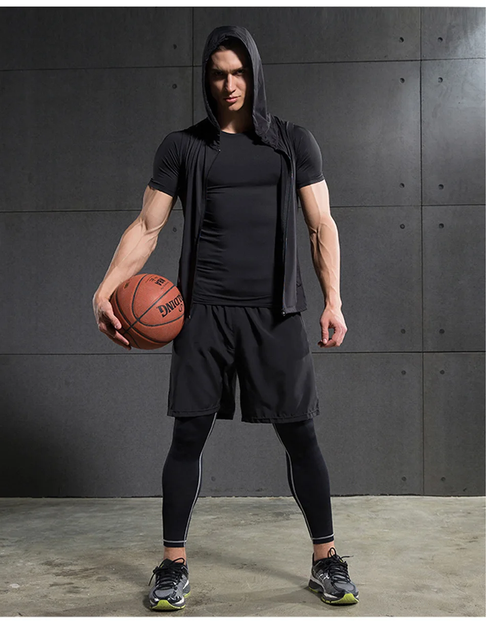 5 Pcs/Set Men's Tracksuit Sports Suit Gym Fitness Compression Clothes Running Jogging Sport Wear Exercise Workout Tights
5 Pcs/Set Men's Tracksuit Sports Suit Gym Fitness Compression Clothes Running Jogging Sport Wear Exercise Workout Tights