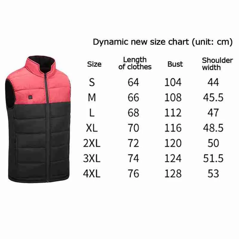 1pcs Heating Vest Men Jacket Waistcoat Electric Heated Winter Warm Cotton Down Coat Outwear Outdoor Unisex Fashion Design
1pcs Heating Vest Men Jacket Waistcoat Electric Heated Winter Warm Cotton Down Coat Outwear Outdoor Unisex Fashion Design