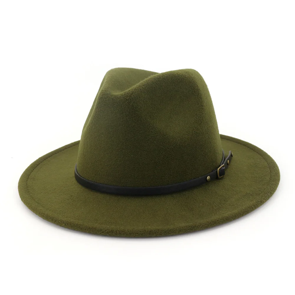 Mens Top Hats Felt Women Fedora Hat Winter Imitation Woolen Female Felt Hat Classic British Jazz Streetwear Top Hats for Men
Mens Top Hats Felt Women Fedora Hat Winter Imitation Woolen Female Felt Hat Classic British Jazz Streetwear Top Hats for Men