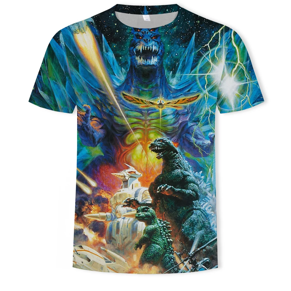 2021 summer men's 3D printed dinosaur monster T-shirt new comfortable sports loose short sleeve XXS-6XL 
2021 summer men's 3D printed dinosaur monster T-shirt new comfortable sports loose short sleeve XXS-6XL