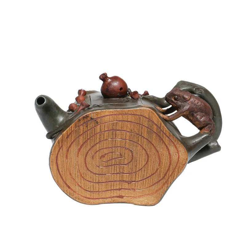 Yixing factory direct selling gifts customized raw purple clay pot toad stump imitation old pot decoration pot master bottom
Yixing factory direct selling gifts customized raw purple clay pot toad stump imitation old pot decoration pot master bottom
