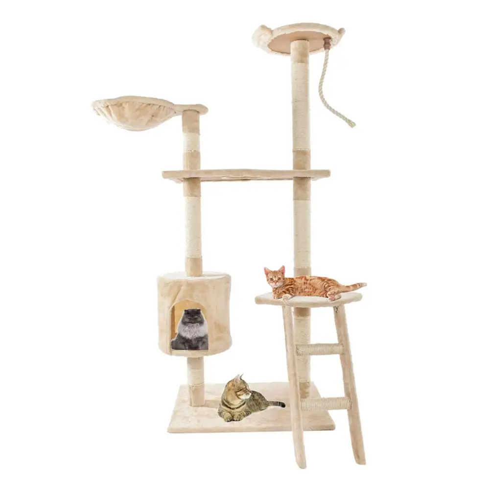 Domestic Delivery Cat Jumping Toy with Ladder Scratching Wood Climbing Tree for Cat Climbing Frame Cat Furniture Scratching Post
Domestic Delivery Cat Jumping Toy with Ladder Scratching Wood Climbing Tree for Cat Climbing Frame Cat Furniture Scratching Post