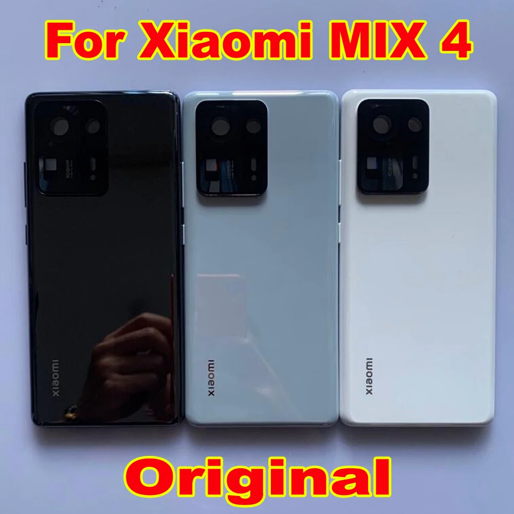 Оригинальная новая керамическая крышка для Xiaomi Mi Mix 4 Mix4 задняя телефона Крышка