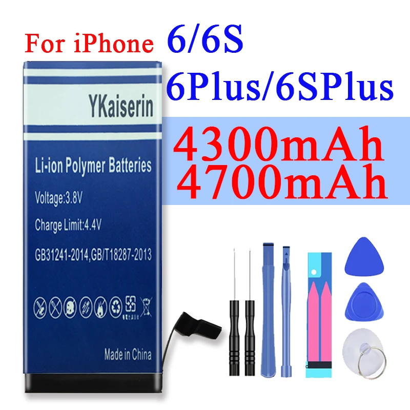 Аккумулятор для Apple IPhone 6 6S Plus сменные батареи большой емкости внутренняя батарея