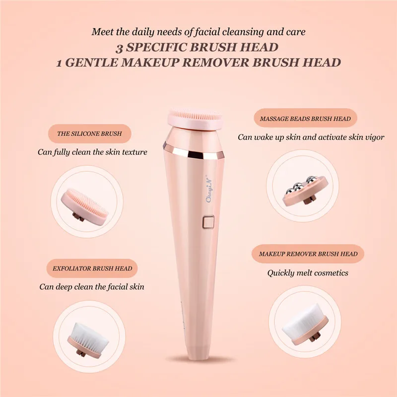 CkeyiN Electric Facial Cleansing Brush Silicone Waterproof Roller Massager Deep Cleaning Blackhead Pore Cleaner Skin Care Beauty
CkeyiN Electric Facial Cleansing Brush Silicone Waterproof Roller Massager Deep Cleaning Blackhead Pore Cleaner Skin Care Beauty