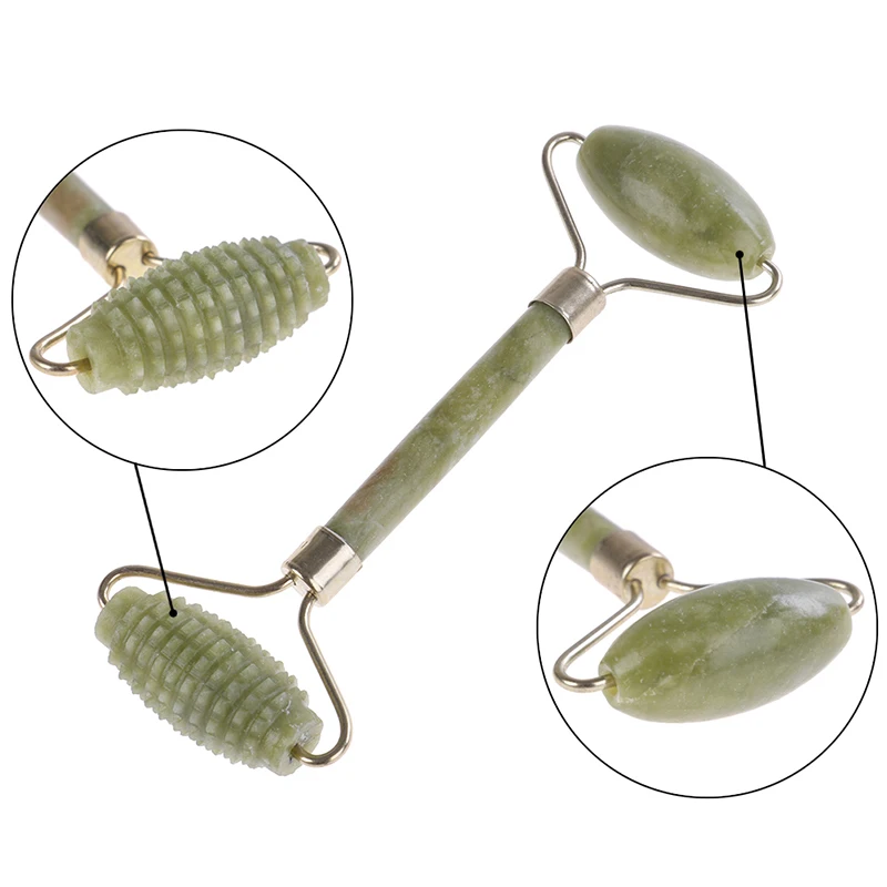 Jade Stone Rollers Massager For Face Natural Stone Slimming Chin Lift Up Facial Facial Body Back Beauty Roller Skin Care Tool
Jade Stone Rollers Massager For Face Natural Stone Slimming Chin Lift Up Facial Facial Body Back Beauty Roller Skin Care Tool