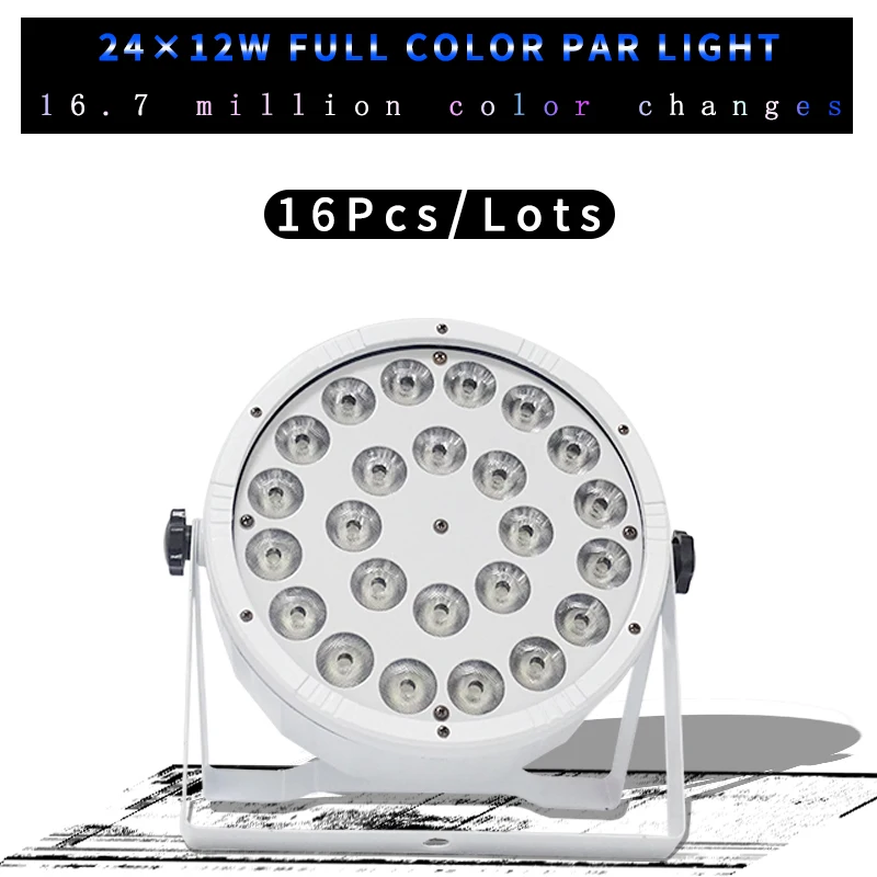 16Pcs/lots Remote Control Par Light 24x12w RGBW 4 in 1 LED Par Professional DJ /Bar /Party /Show /Stage Light LED Stage Lighting
16Pcs/lots Remote Control Par Light 24x12w RGBW 4 in 1 LED Par Professional DJ /Bar /Party /Show /Stage Light LED Stage Lighting
