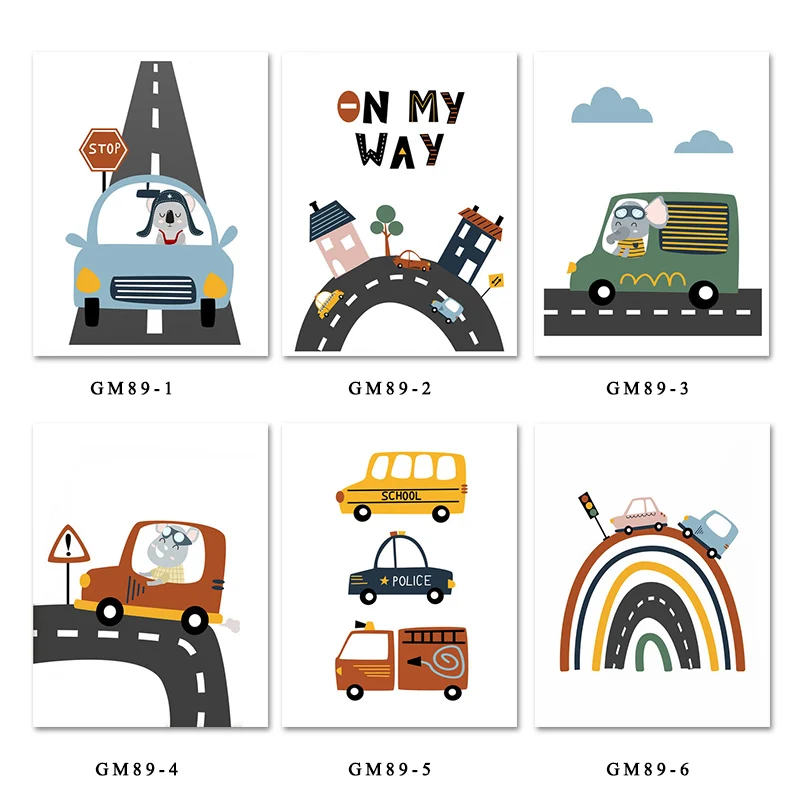 Canvas Painting Nursery Baby Car Track Cartoon World Nordic Posters and Prints for Kids Bedroom Wall Pictures Boy Room Decor
Canvas Painting Nursery Baby Car Track Cartoon World Nordic Posters and Prints for Kids Bedroom Wall Pictures Boy Room Decor