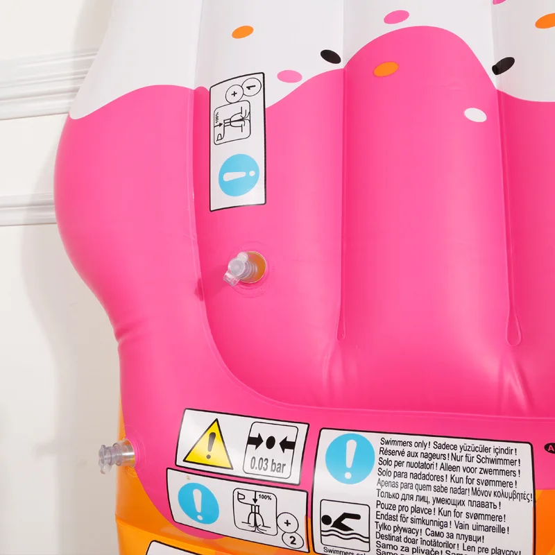 Hot-selling Pvc Material Inflatable Ice Cream Floating Row Adult Recliner Floating Bed Color Splashing Water Leisure Supplies
Hot-selling Pvc Material Inflatable Ice Cream Floating Row Adult Recliner Floating Bed Color Splashing Water Leisure Supplies