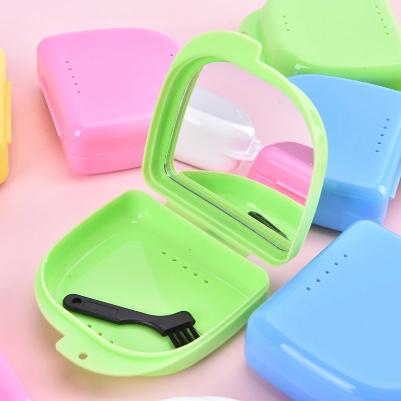 Tooth Storage Box With Mirror Oval Denture Storage Orthodontic Retainer box Portable Molar Braces Box convenient to use
Tooth Storage Box With Mirror Oval Denture Storage Orthodontic Retainer box Portable Molar Braces Box convenient to use
