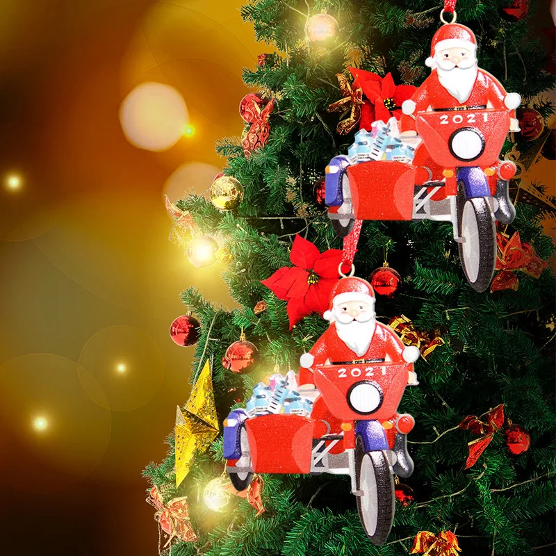 2021 New Creative Santa Claus Motorcycle Pendant DIY Party Christmas Tree Hanging Pendent Family Members Christmas Ornaments
2021 New Creative Santa Claus Motorcycle Pendant DIY Party Christmas Tree Hanging Pendent Family Members Christmas Ornaments