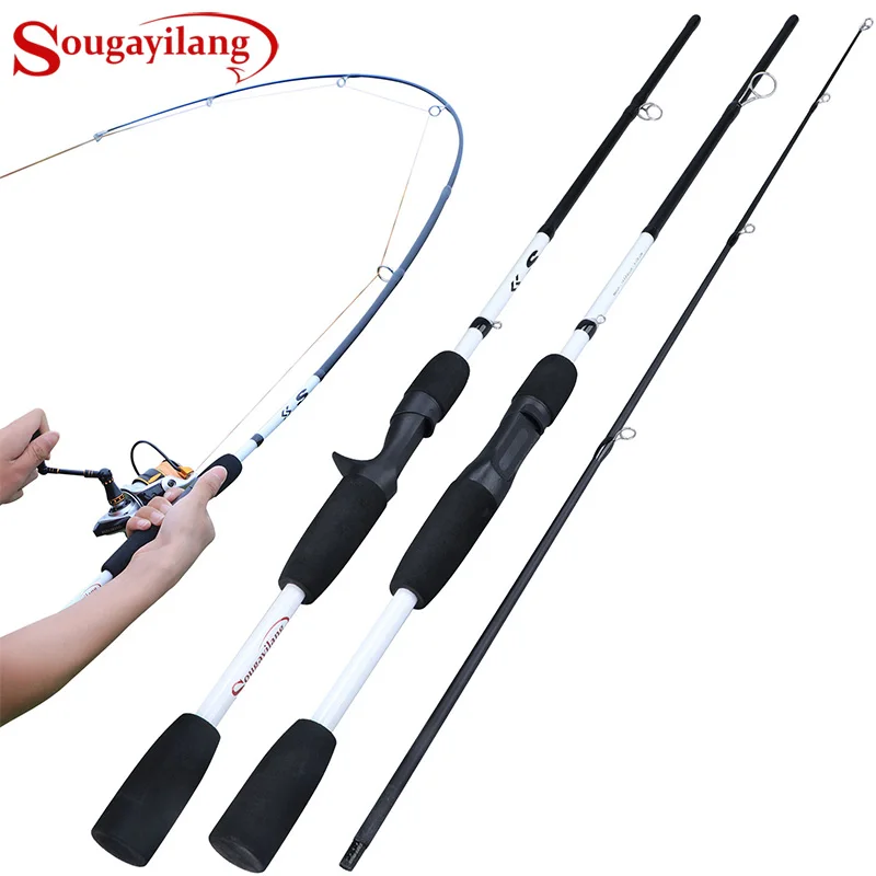 Sougayilang Lure Fishing Rod 2/3 Sections Carbon Fiber Spinning/Casting Fishing Rod Ultralight Weight Fishing Pole Travel Rod
Sougayilang Lure Fishing Rod 2/3 Sections Carbon Fiber Spinning/Casting Fishing Rod Ultralight Weight Fishing Pole Travel Rod