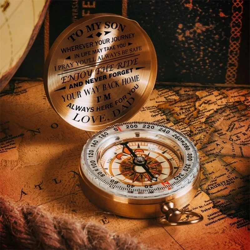 Dad To Son Enjoy The Ride Compass Copper Compass Christmas Gift for Son Vintage Style NOV99
Dad To Son Enjoy The Ride Compass Copper Compass Christmas Gift for Son Vintage Style NOV99