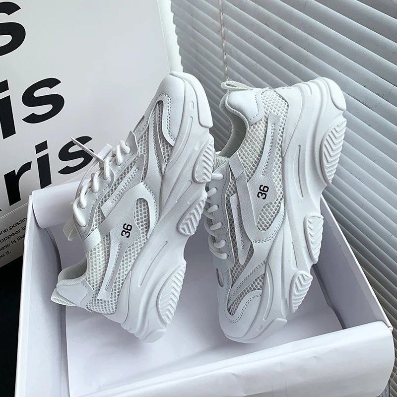 Женские кроссовки на массивной платформе, модные повседневные сникерсы
Женские кроссовки на массивной платформе, модные повседневные сникерсы