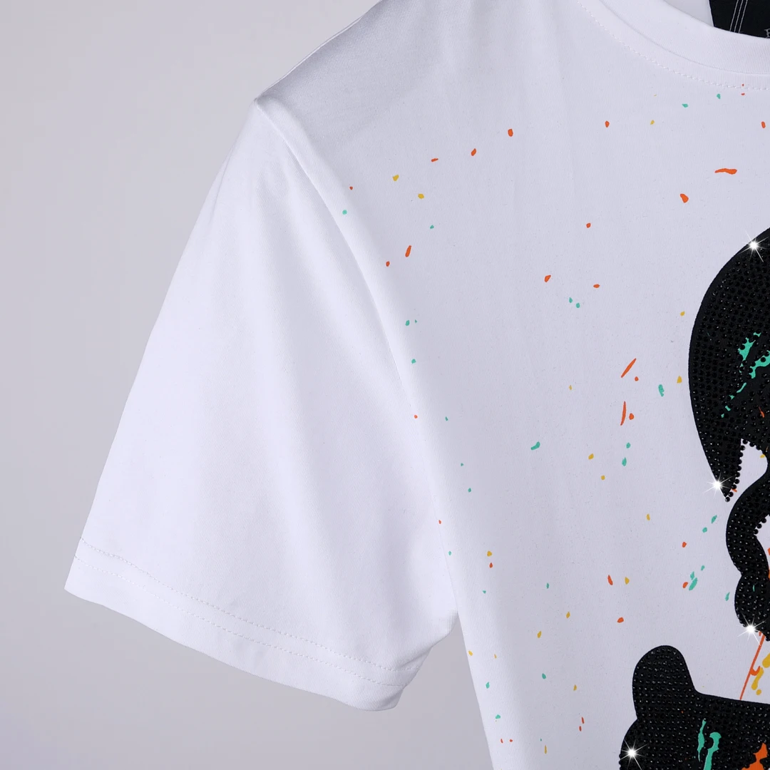 Top PP T-shirt Skull Short Sleeve 2021 Printing Pure Cotton Round Neck Plein T-shirt Men's Fashion Street Sports Short Sleeve
Top PP T-shirt Skull Short Sleeve 2021 Printing Pure Cotton Round Neck Plein T-shirt Men's Fashion Street Sports Short Sleeve