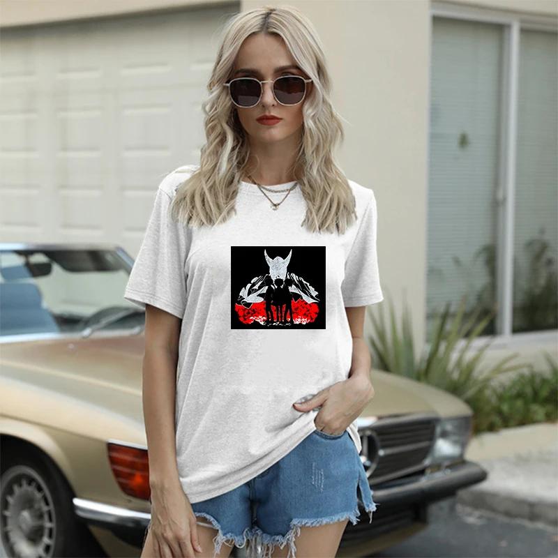 Cartoon Character Pattern Top Fashion Simple Casual women's T-shirt Breathable Thin Round Neck Short Sleeve
Cartoon Character Pattern Top Fashion Simple Casual women's T-shirt Breathable Thin Round Neck Short Sleeve