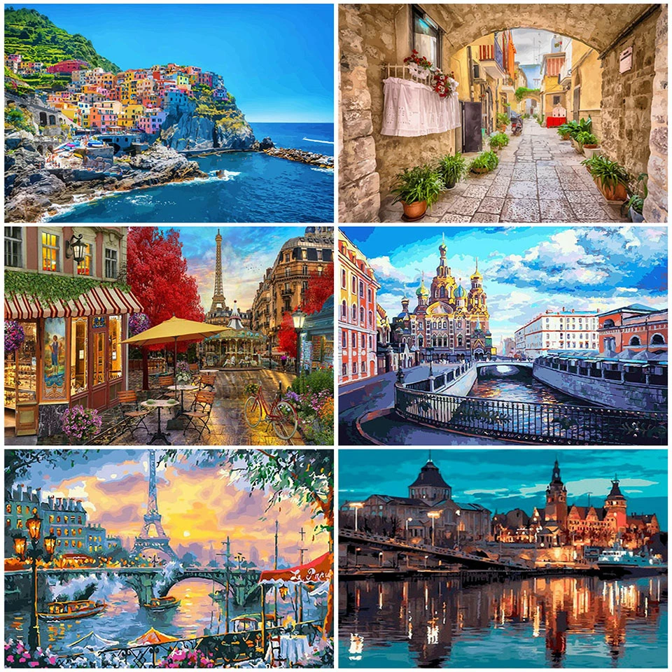 AZQSD Coloring By Numbers City Landscape DIY Art Scenery Drawing Handmade Paint By Numbers Sea Home Decoration
AZQSD Coloring By Numbers City Landscape DIY Art Scenery Drawing Handmade Paint By Numbers Sea Home Decoration