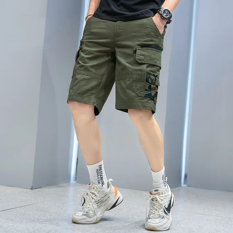 Mens Shorts Cargo Cotton Shorts Men Summer Short Pants Military Pants Knee Length Outdoor Tactical Casual Khaki Shorts Men 2020
Mens Shorts Cargo Cotton Shorts Men Summer Short Pants Military Pants Knee Length Outdoor Tactical Casual Khaki Shorts Men 2020