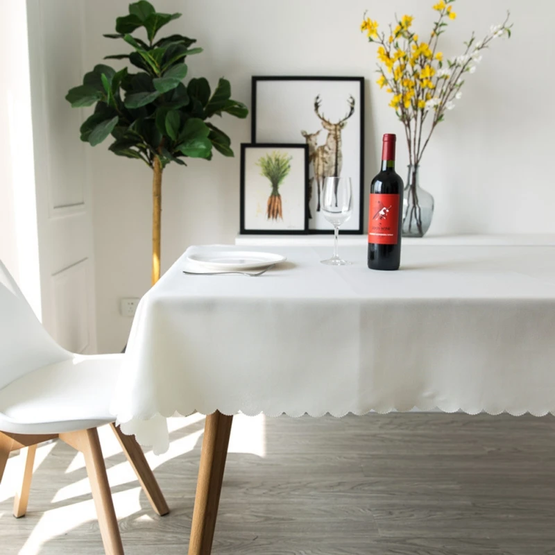 Simple Style Solid Color Dining Table White Rectangular Polyester Conference Fabric Tablecloth Multicolor
Simple Style Solid Color Dining Table White Rectangular Polyester Conference Fabric Tablecloth Multicolor