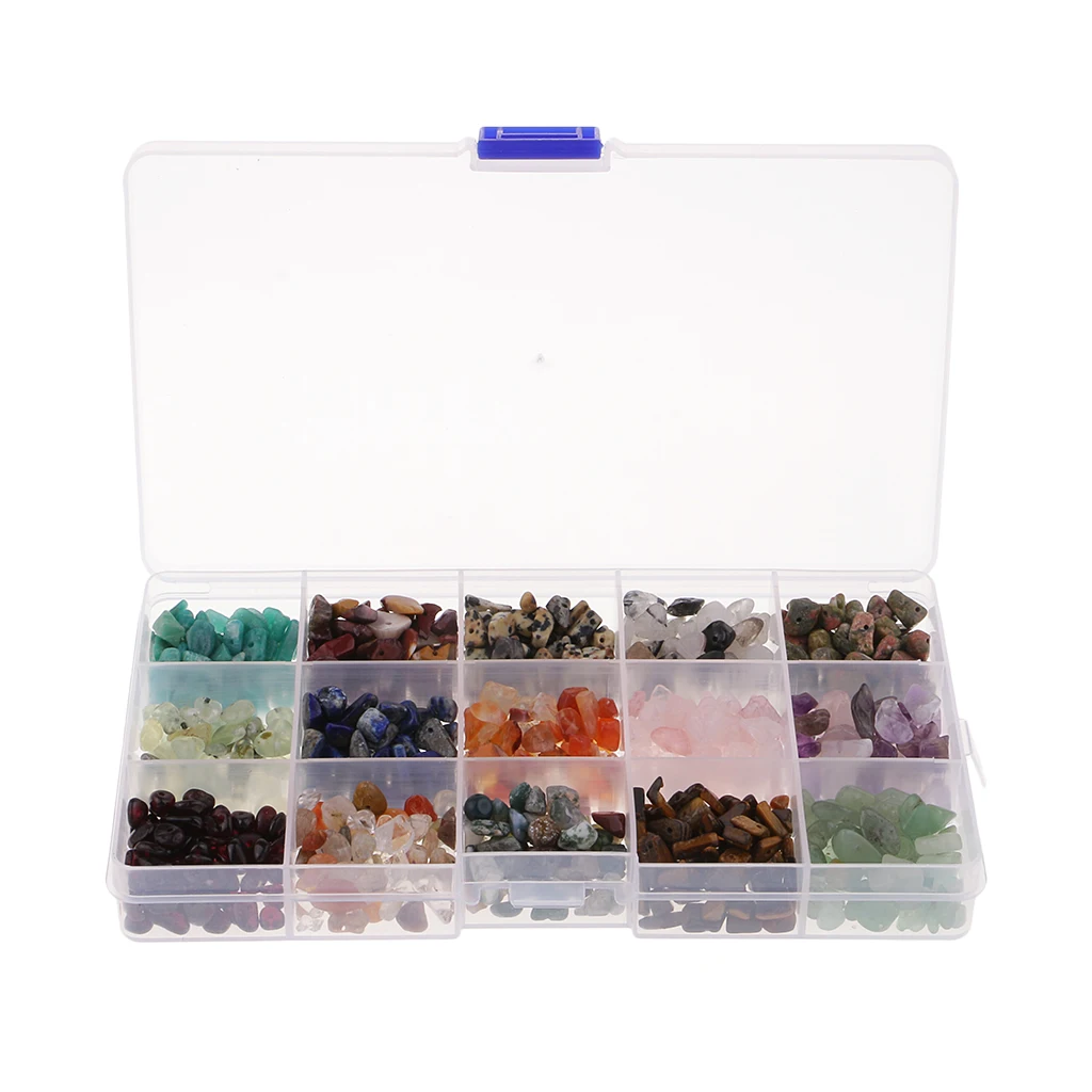 15 Styles Natural Tumbled Gemstone Beads Chip Stone Irregular Shaped Drilled 
15 Styles Natural Tumbled Gemstone Beads Chip Stone Irregular Shaped Drilled