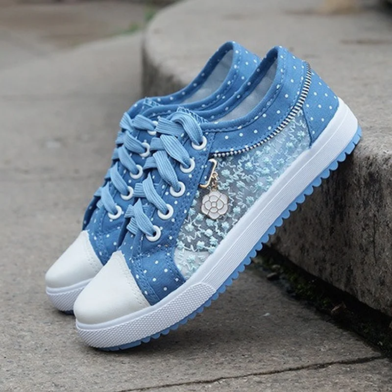 New Arrival Spring Summer Women's Hollow Denim Sneakers Flat Casual Sports Shoes Breathable Cloth Shoes Student Mesh Shoe398
New Arrival Spring Summer Women's Hollow Denim Sneakers Flat Casual Sports Shoes Breathable Cloth Shoes Student Mesh Shoe398