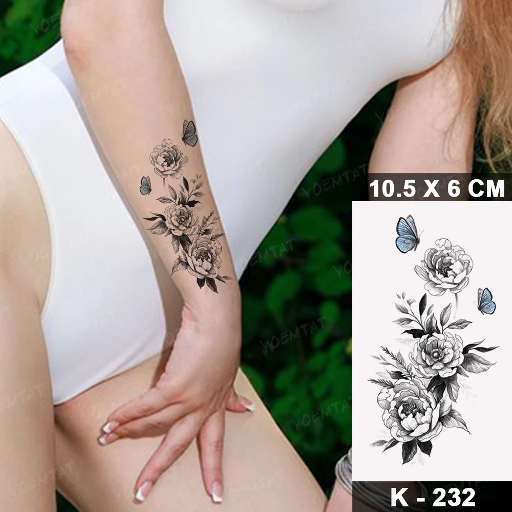 Waterproof Temporary Tattoo Sticker Heart Shaped Geometric Wreath Rose Flower Black Arm Finger Flash Tatoo Men Women Child Tatto
Waterproof Temporary Tattoo Sticker Heart Shaped Geometric Wreath Rose Flower Black Arm Finger Flash Tatoo Men Women Child Tatto