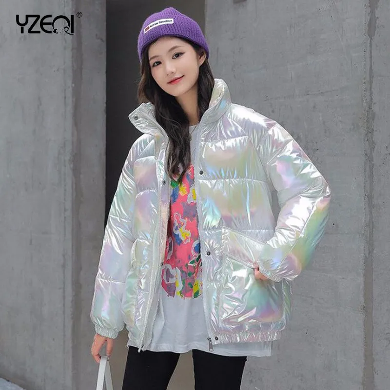 Yyzeqi Casual Winter Short Coat Women Bright Color Waterproof Cotton Padded Jacket Warm Stand Collar Parka Thick Bread Down Coat
Yyzeqi Casual Winter Short Coat Women Bright Color Waterproof Cotton Padded Jacket Warm Stand Collar Parka Thick Bread Down Coat