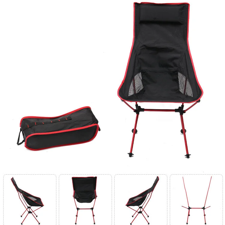 Outdoor Camping Folding Chair Portable Ultralight Moon Chair Aluminum Alloy Fishing Stool Leisure Sketching Backrest Chair
Outdoor Camping Folding Chair Portable Ultralight Moon Chair Aluminum Alloy Fishing Stool Leisure Sketching Backrest Chair